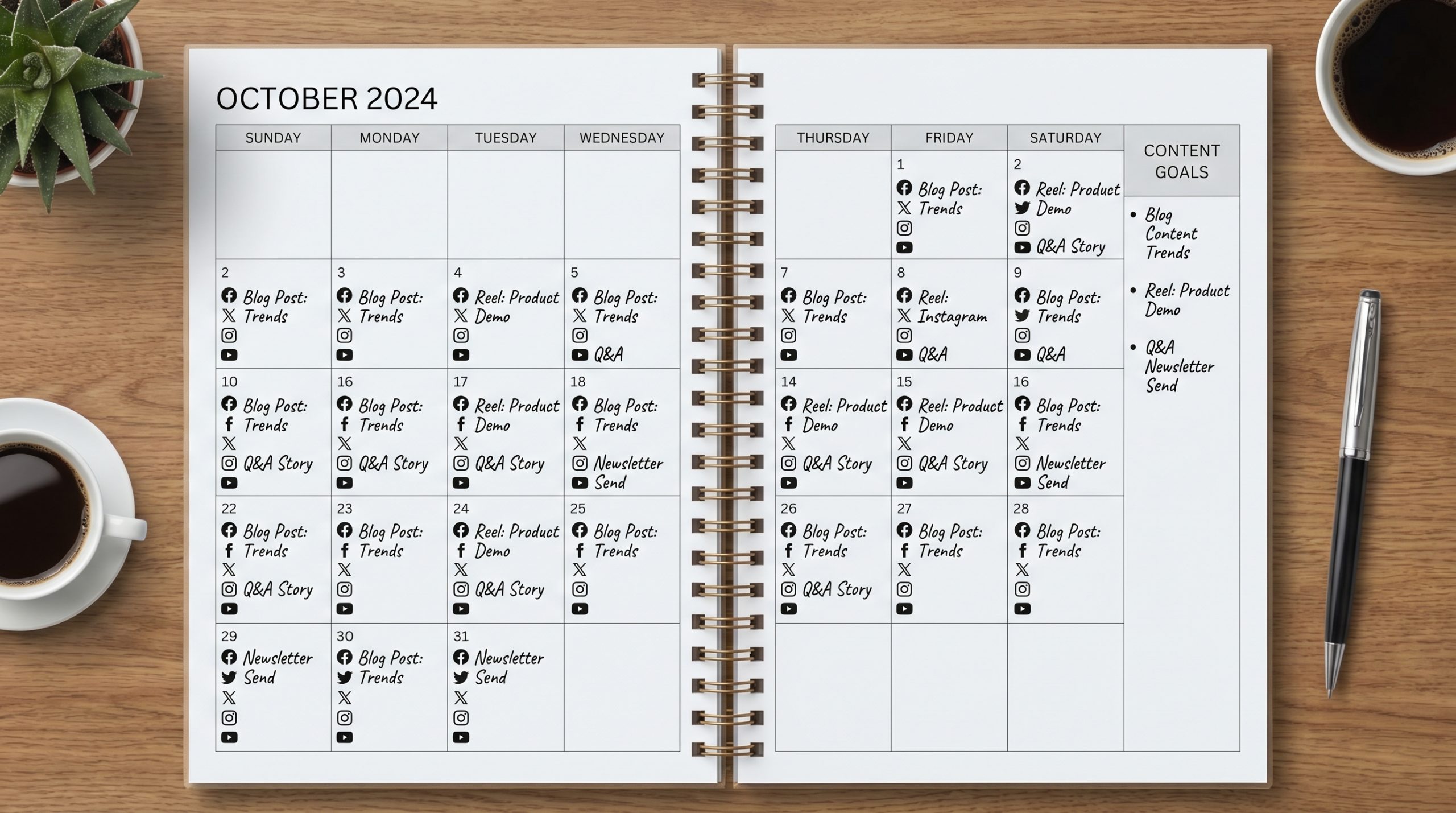 How to Create a Social Media Content Calendar for Your Calgary Business